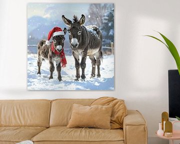 Esel zu Weihnachten... von Ans Bastiaanssen