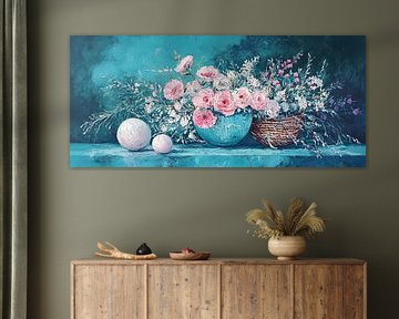 Stilleven met Bloemen 96.2755 van ARTEO Schilderijen