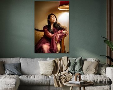 Warmes Glühen: Intimes Porträt in Sfumato von Photographylahuis door Dirk Lahuis