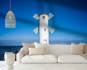 eiland Usedom - vuurtoren Mühlenbake