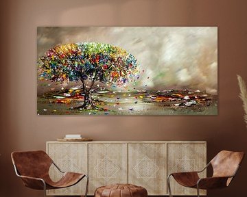 Summer Tree by Gena Theheartofart