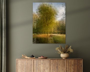 Avondtuin II De boom als symbool van de natuur van Nicole Holz