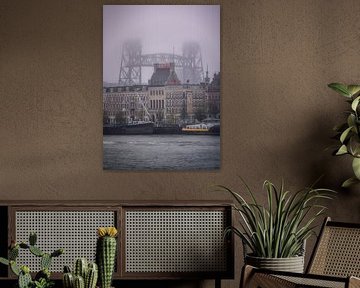 View of the Noordereiland in Rotterdam by Leon Okkenburg