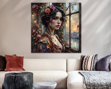 Zurück in der Zeit - Dame im warmen Licht