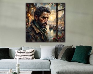 Eine Reise in die Vergangenheit - Riverside Reverie in der Abenddämmerung