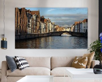 Kings Bridge Bruges Evening Cityscape by Imladris Images