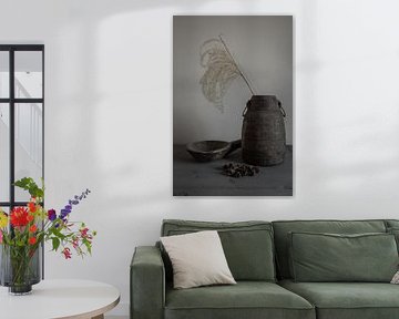 Nature morte rurale avec des graminées ornementales sur Mayra Fotografie