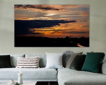 Sommer - Abendrot von Jan van der Knaap