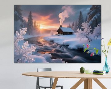 Avondzegen over de velden