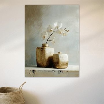 Orchidée de style japonais sur Japandi Art Studio