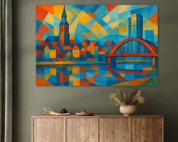 Nijmegen, Pays-Bas peinture. sur Johannes