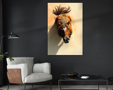 Majestätischer Hengst von oben von rendyokt rendy