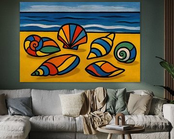 Shells painting. by Johannes