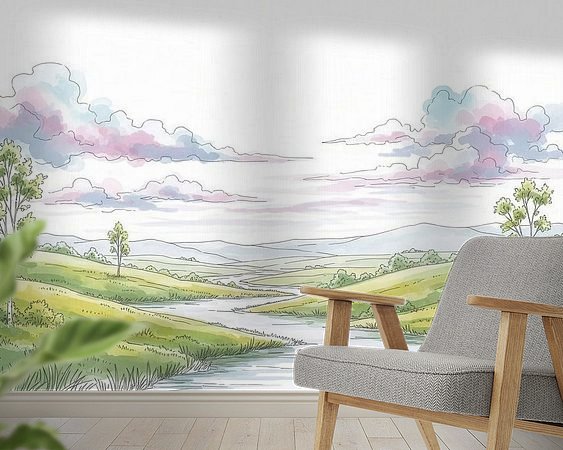 Example of the artwork in a room