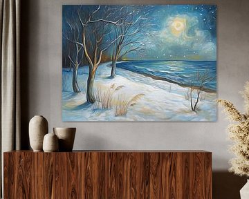 Winter am Strand von Jutta Maria Pusl