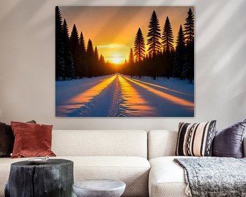 1. besneeuwde vlakte