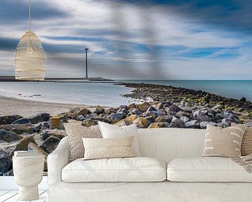 Een dam bij de Oosterschelde van Marco Schep