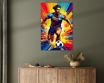 Abstract Soccer Game by Bovi Okta