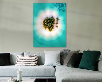 Luminous Tropical Atoll by Bovi Okta