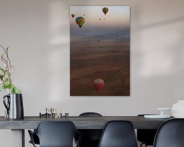 Ballonfahrt bei Sonnenaufgang