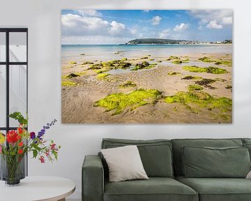 Plage du Porzic at low tide, Morgat, Brittany