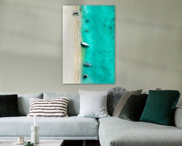 Zomer vanuit de lucht - Turquoise strand