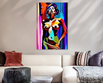 Künstlerische nackte Frau von Egon Zitter