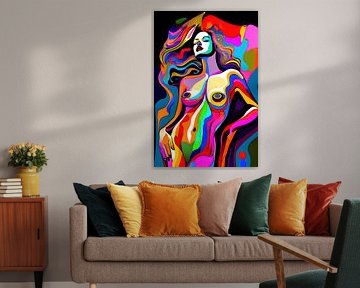 Künstlerische nackte Frau von Egon Zitter