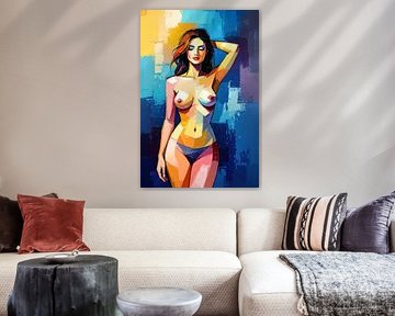 Künstlerische nackte Frau von Egon Zitter