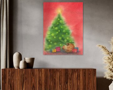 Stille Nacht unter dem Weihnachtsbaum