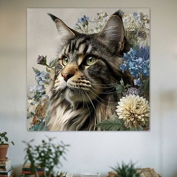 Maine Coon kat blue power 1