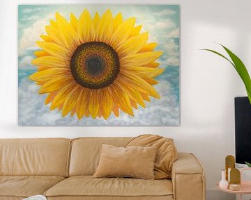 Tournesol dans les nuages