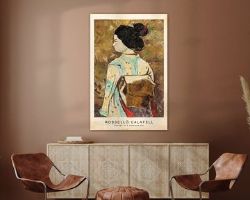 Porträt eines japanischen Mädchens von Miquel Rossello Calafell