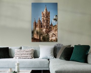 Palermo Cathedral Gothic Splendour under Mediterranean Sun by Femke Ketelaar