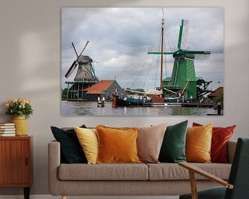 Molens aan de Zaanse Schans van Ab Wubben