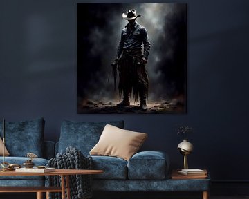 Country & Western - Cowboy des pistes cachées sur Johannas Art Creations