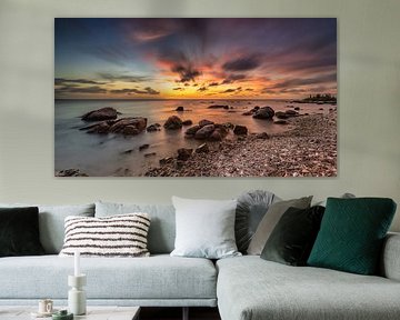 Sunset Arashi Aruba by Harold van den Hurk