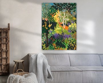 Garten der Kirche von Marjet Visscher