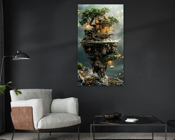 Das Laternenhaus der schwimmenden Insel von Indah Widyaningrum