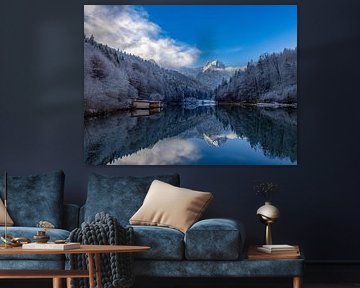 A frosty morning in November at the Riessersee, Garmisch-Partenkirchen - Een ijzige novemberochtend aan de Riessersee, Garmisch-Partenkirchen