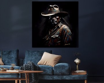 Country & Western - Midnight Wrangler sur Johannas Art Creations