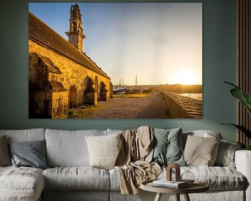 Chapelle de Notre-Dame de Rocamadour bij de haven van Camaret-sur-Mer, Bretagne van Christian Müringer