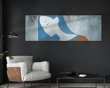 Frauenprofil | Hush von ARTEO Gemälde