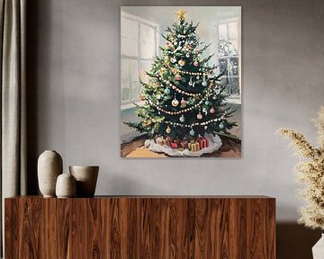 Weihnachtsbaum | Weihnachtsdekoration von Wunderbare Kunst