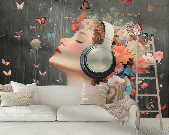 Example of the artwork in a room