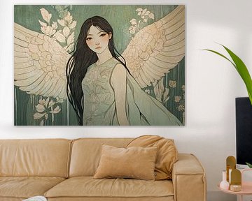 Vrouw met vleugels van Zen en Meer