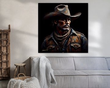Country & Western - L'Ouest dans l'obscurité sur Johannas Art Creations