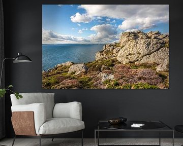 Kust bij Pointe du Toulinguet, Camaret-sur-Mer, Bretagne van Christian Müringer