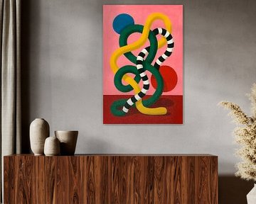 Abstract schilderij. van Johannes