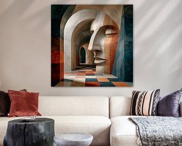 Gesicht im Flur von Harry Hadders Design